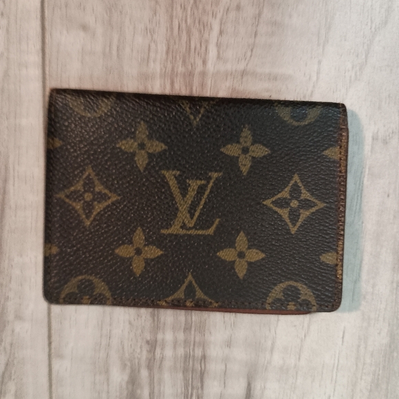 LOUIS VUITTON Porto 2 Carte Vertical Monogrammed Canvas BRW BRW Men - Picture 2 of 10